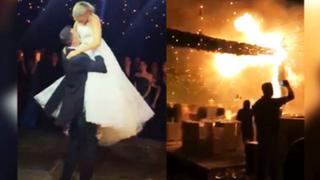 YouTube: Voraz incendio acaba con fiesta de bodas en México [VIDEO]