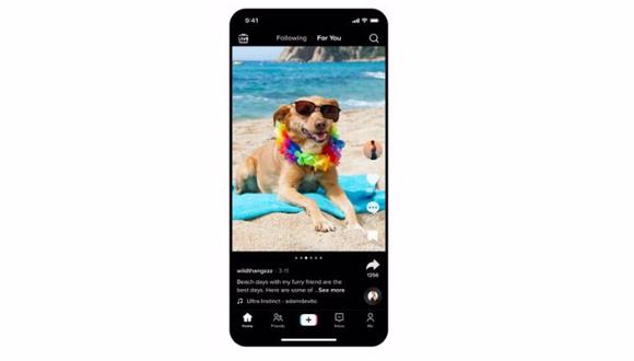 TikTok añade opción de Instagram: ahora se podrán publicar fotos en la app. (Foto: TikTok)