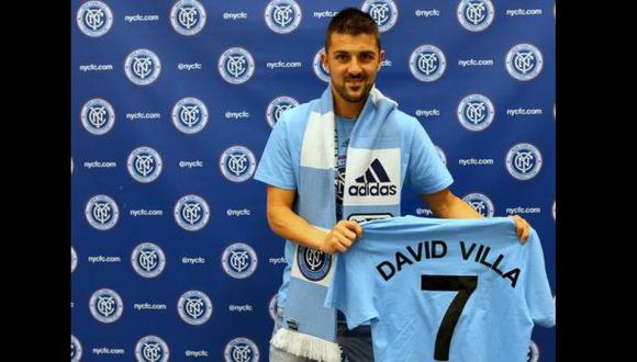 David Villa es el primer fichaje del New York City de la MLS