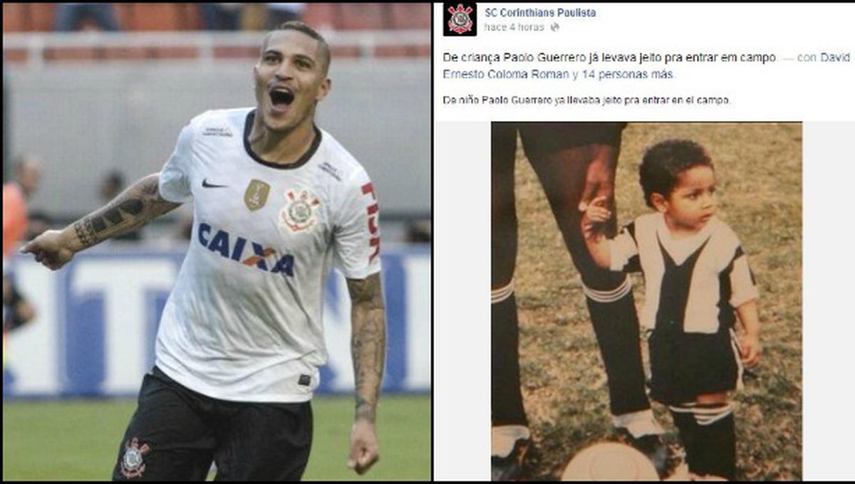 Paolo Guerrero y la emotiva foto que le dedicó el Corinthians