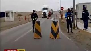 Pisco: camiones impedidos de ingresar a planta de Pluspetrol tras clausura ordenada por municipio | VIDEO