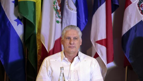 El presidente de Cuba, Miguel Diaz-Canel, participa en la VI Conferencia de Cooperación Internacional de la Asociación de Estados del Caribe (AEC), en La Habana (Cuba).