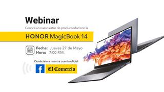 MagicBook 14 | La nueva laptop de Honor llega al Perú ¡Conócela EN VIVO!