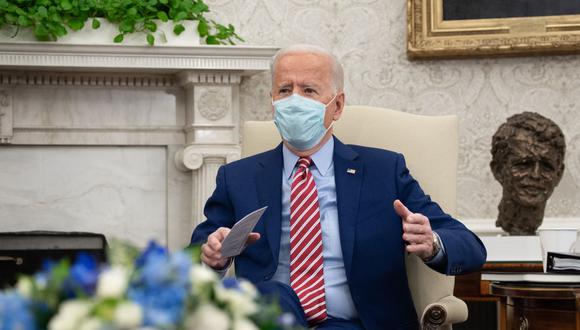 Joe Biden descarta recibir a líderes extranjeros en la Casa Blanca por “un par de meses” debido a la pandemia de coronavirus. (Foto: SAUL LOEB / AFP).