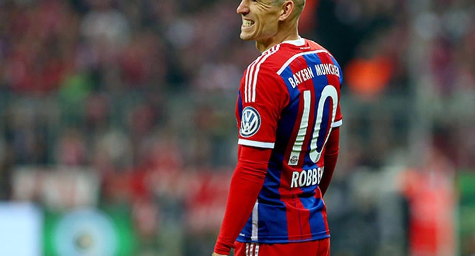 Arjen Robben le dice adiós a toda la temporada. (Foto: Getty Images)