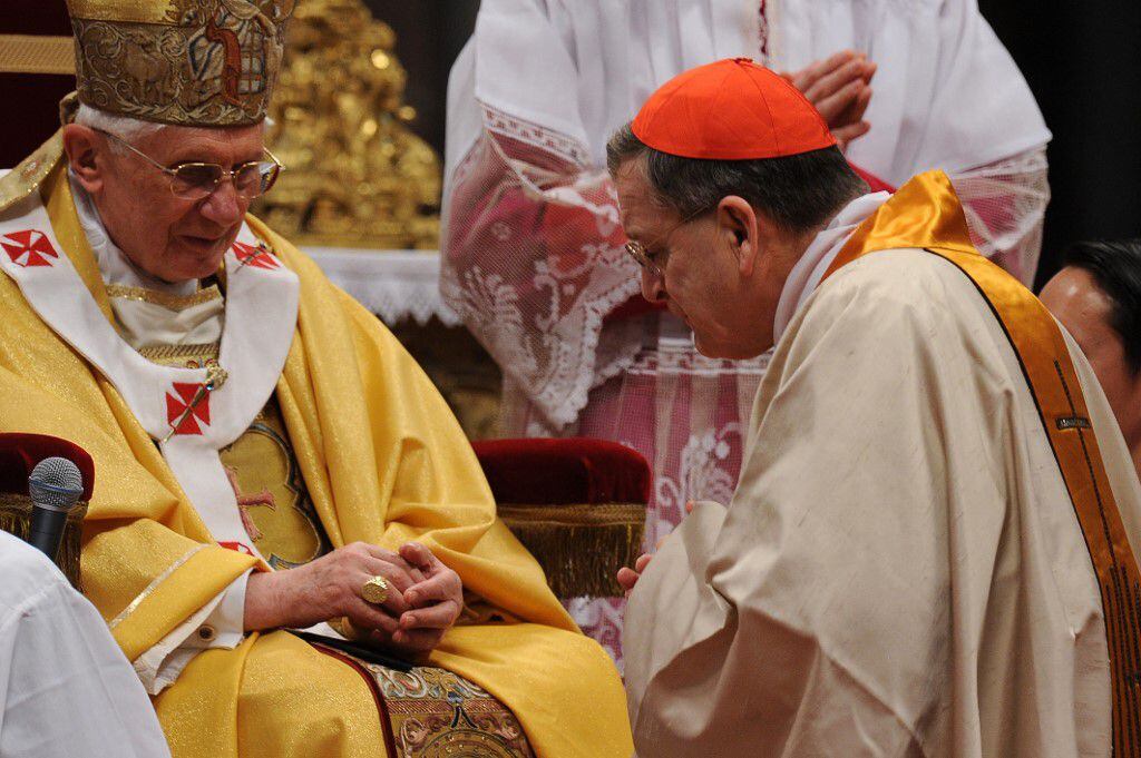 Pope Benedict XVI named Burke a cardinal in 2010. 