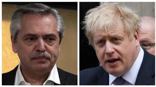 Alberto Fernández  dice a Boris Johnson que no renuncia a soberanía argentina sobre las Malvinas