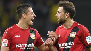 Leverkusen ganó 2-0 al Borussia Dortmund con gol de Chicharito