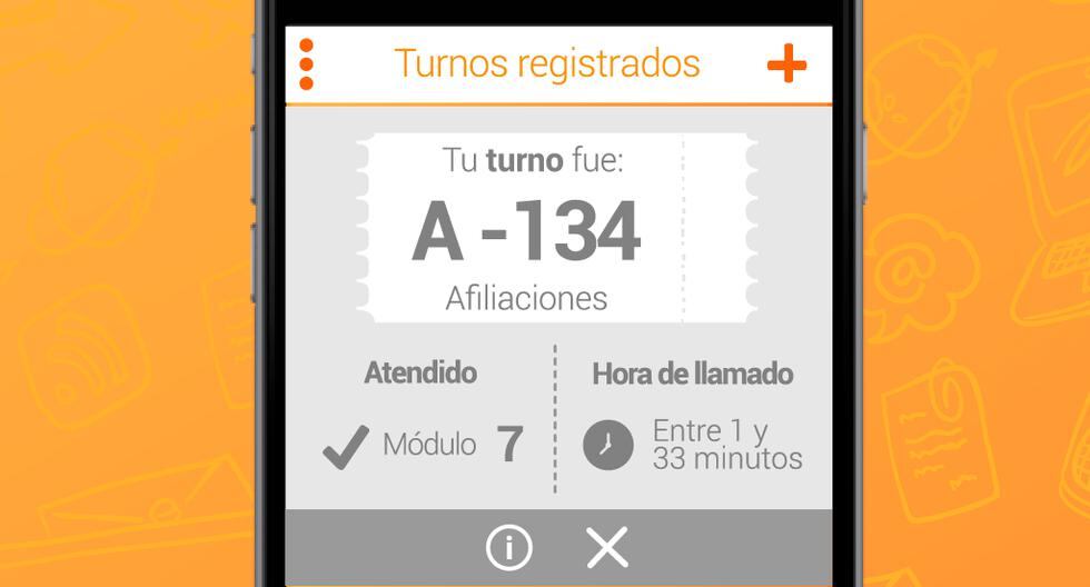 Filapp, una aplicación para móviles que calcula el tiempo de espera de los clientes en empresas y entidades. (Foto: Captura)