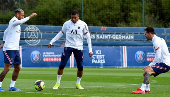 Kylian Mbappé, Lionel Messi y Neymar podrían jugar juntos este domingo con el PSG. (Foto: PSG)