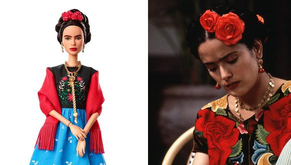 Salma Hayek opinó sobre lanzamiento de muñeca Barbie de Frida Kahlo. (Fotos: Agencias)