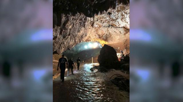 Tras su salida, las imágenes del interior de esta cueva dan un panorama del hecho que terminó en tragedia. (Foto: Reuters)