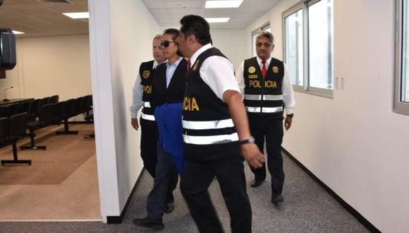 Jaime Yoshiyama, ex dirigente fujimorista, llegó a Lima la noche del domingo 10 de marzo. (Foto: Poder Judicial)