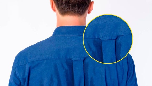 Miles de camisas 'clásicas' de varón tienen un sobre relieve al centro de su costura y su uso sería un misterio (Foto: @Freepick)