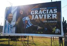 Este cartel espera a Javier Mascherano en su ciudad natal