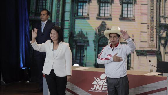 A una semana de las elecciones de segunda vuelta, los candidatos Keiko Fujimori y Pedro Castillo protagonizaron un segundo debate. El primero fue en Chota, aunque el de Arequipa fue el oficial. (Foto: Leandro Britto | GEC)