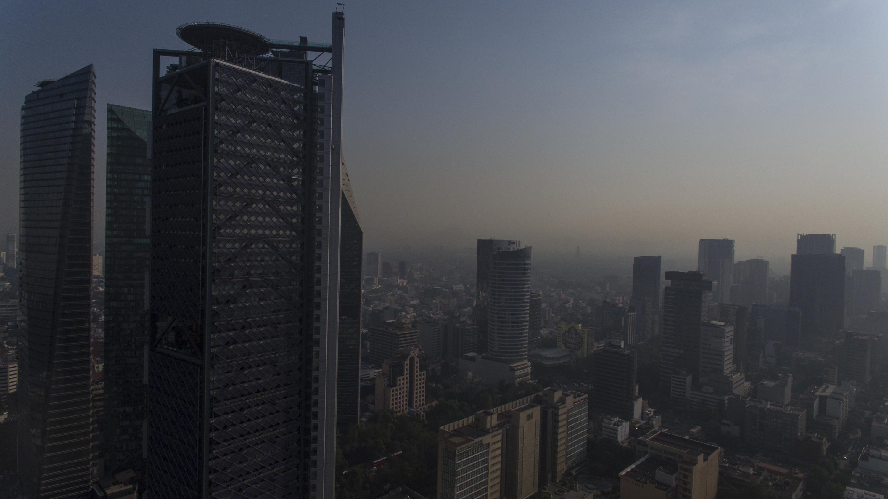 Activan alerta ambiental en Ciudad de México por incendios forestales. Foto: AFP