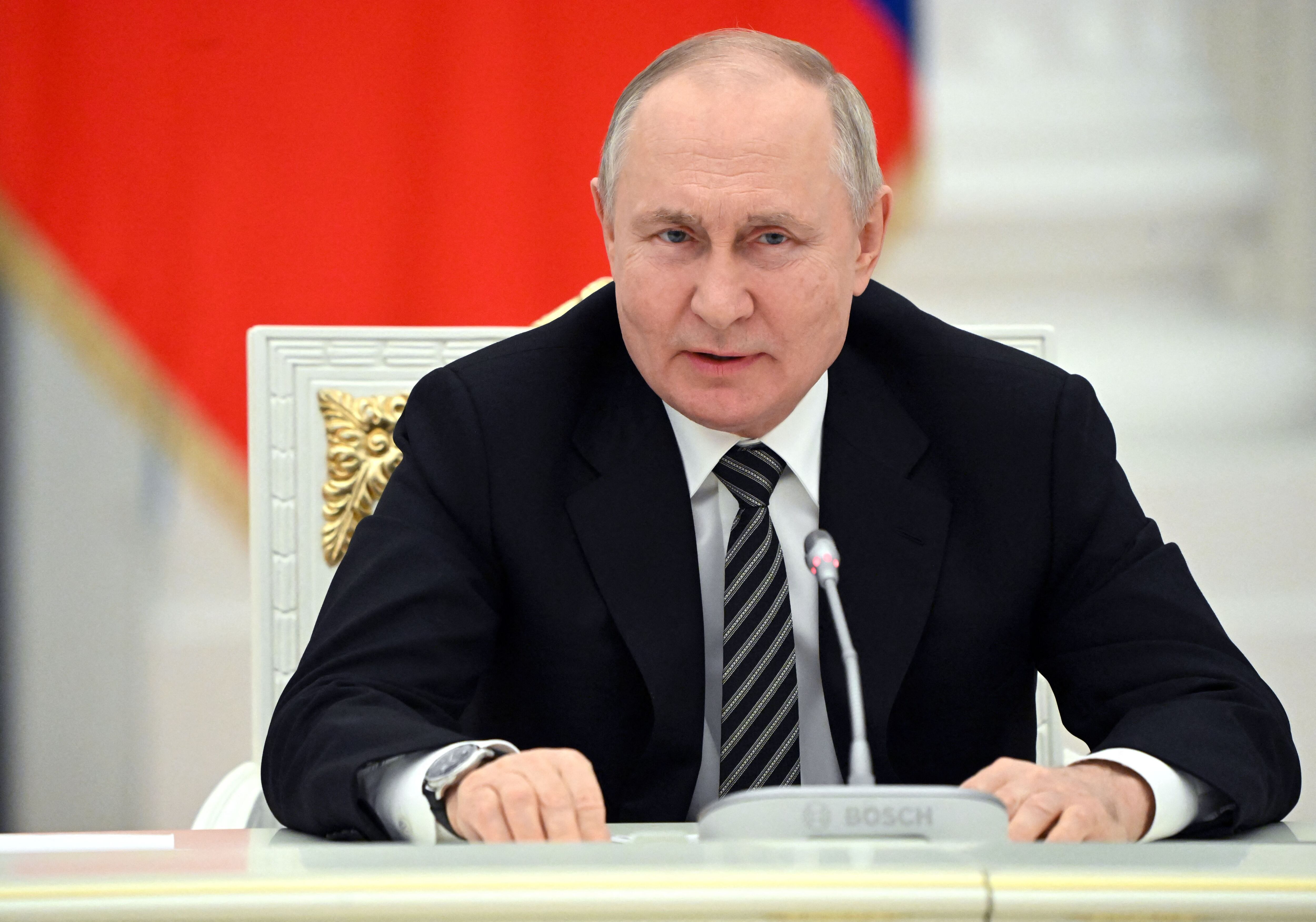 El presidente ruso Vladimir Putin. (Foto de Sergei GUNEYEV / POOL / AFP ).
