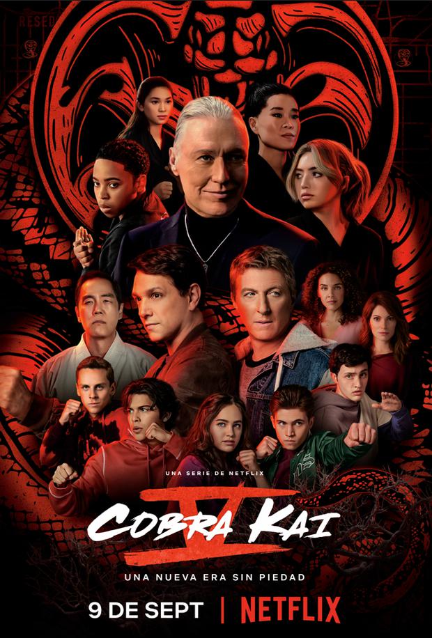 Poster promocional de la temporada 5 de "Cobra Kai" (Foto: Netflix)
