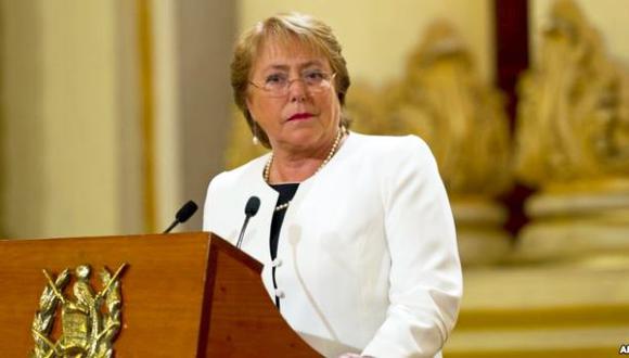 Bachelet afirma que el 2015 fue el peor año de sus 2 gobiernos