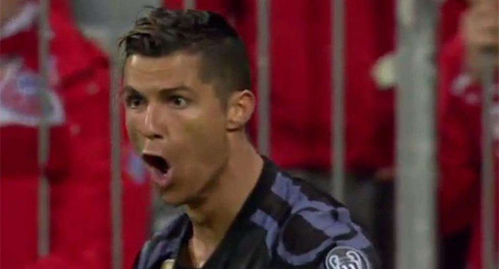 En apena 1 minuto del segundo tiempo, Cristiano Ronaldo sorprendió a todos en el Bayern Munich para poner el empate 1-1 del Real Madrid por la Champions League. (Foto: Captura - YouTube)