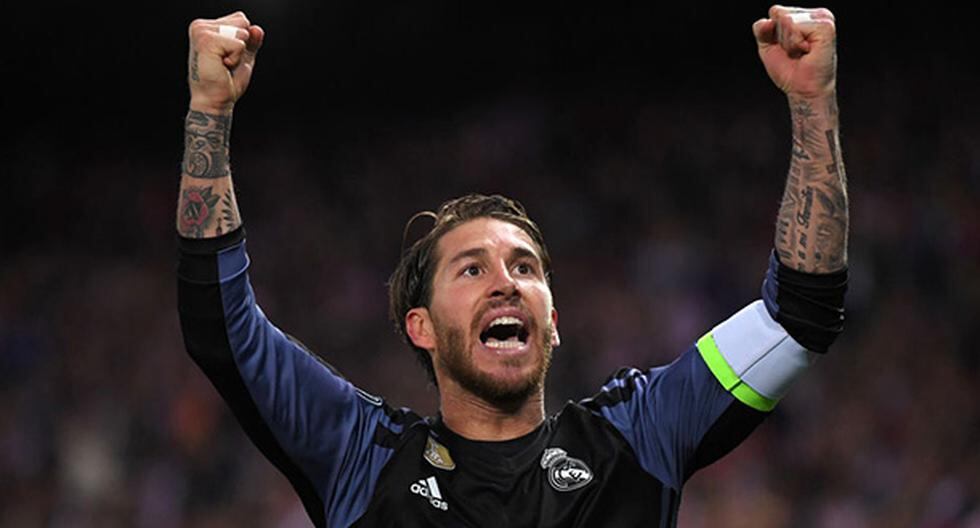 Sergio Ramos deja el partido atrás y piensa en la Juventus. (Foto: Getty Images)
