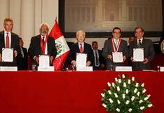 Corte Superior de Lima suscribió compromiso contra la corrupción con varias entidades