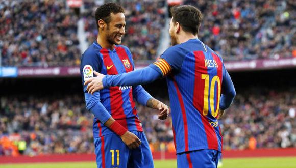 Messi y Neymar ya saben lo que es hacer goles juntos.  (Foto: Elintra.com)