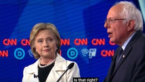 El 'debate' viral entre Hillary Clinton y Bernie Sanders