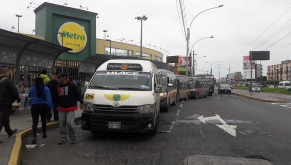 Así se vivió el paro de transportistas en las avenidas Faucett y Venezuela, en el Callao. (Foto: María del Carmen Yrigoyen / El Comercio)