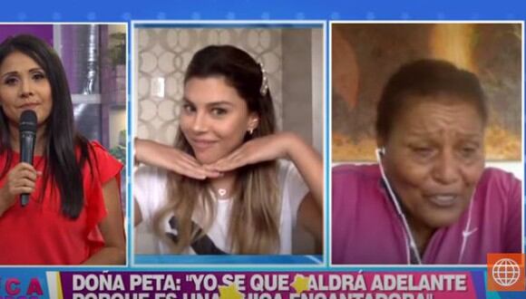 Doña Peta elogió a Alondra García Miró: “Ya no es mi nuera, es como mi hija” (Foto: captura)