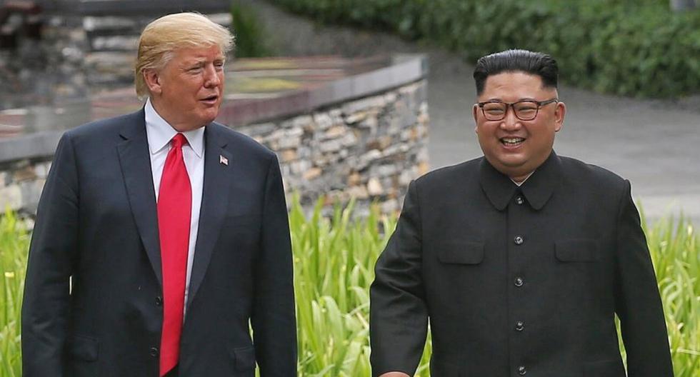 Donald Trump y Kim Jong-un tuvieron una primera cumbre, hace algunos meses, en Singapur. (Foto: EFE)
