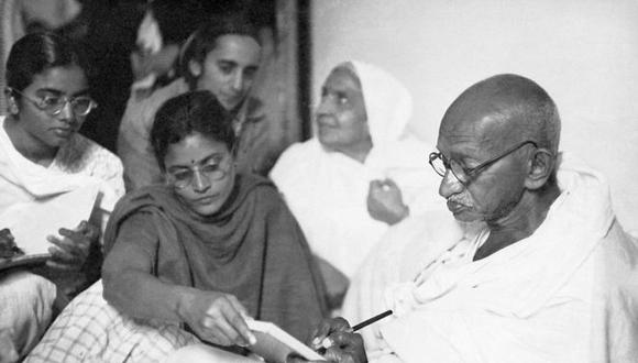 Manu era la sobrina nieta de Gandhi. (Foto: Dinodia, via BBC Mundo)