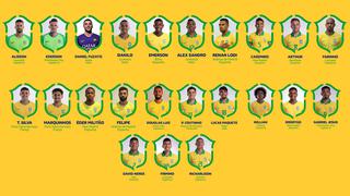 Brasil convocó 23 jugadores para amistoso contra Argentina y dejó fuera a Neymar