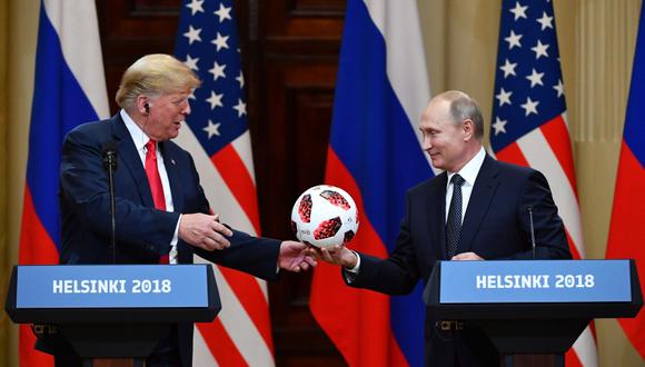 Vladimir Putin le "pasó" la pelota del conflicto en Siria a Donald Trump. (Foto: AFP/Yuri Kadobnov)