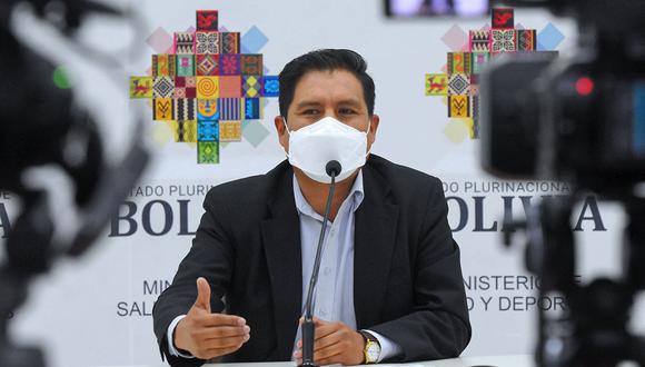 El ministro de Salud y Deporte, Jeyson Auza, anunció que ya existe un caso confirmado y otros cuatro sospechosos por viruela del mono en Bolivia. (Foto: APG)