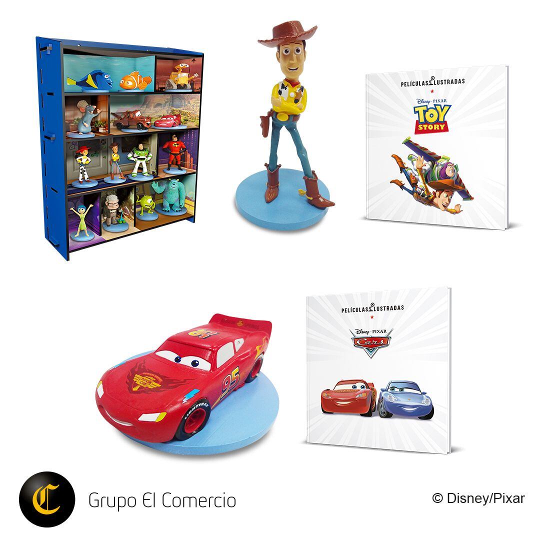 Una colección exclusiva de El Comercio y con tus personajes favoritos de Disney y Pixar.