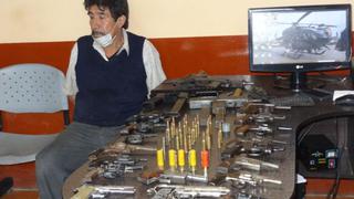 Policía incautó armamento de guerra en Bambamarca