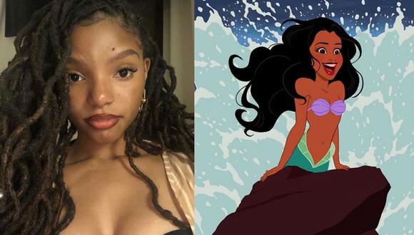 La sirenita: Halle Bailey respondió a críticas por su elección como  protagonista, LUCES