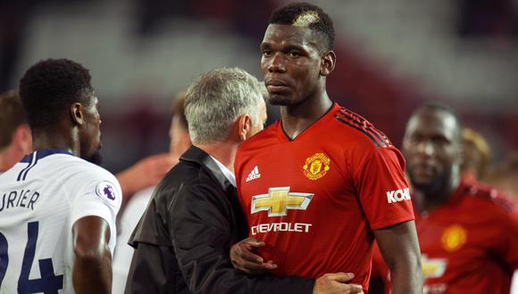 Pogba y su insostenible momento en Manchester United. (Foto: AFP)