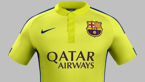 Barcelona presentó su indumentaria amarillo fosforescente