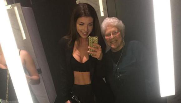 Instagram: el 'selfie' de una modelo que enternece la red
