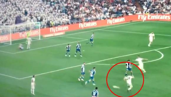Real Madrid vs. Espanyol: Dani Ceballos regaló este mágico taco para deleite del Bernabéu. (Foto: captura)