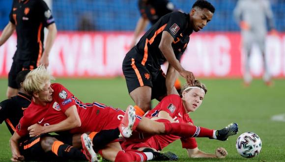 Holanda igualó 1-1 con Noruega  por la fecha 4 del grupo G de las Eliminatorias europeas Qatar 2022. (Foto: Twitter)