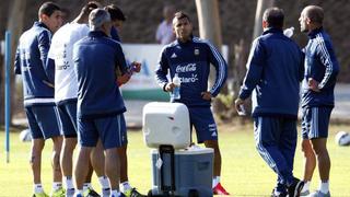 Selección argentina realizó primer entrenamiento en La Serena