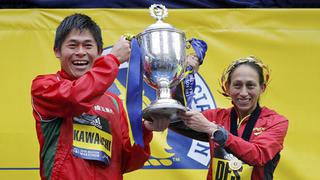 Maratón de Boston: Kawauchi y Linden se llevan el título en histórica competencia