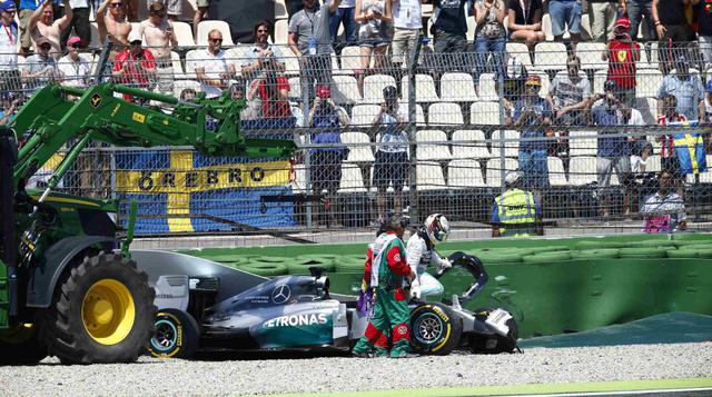 Así fue el terrible choque que sufrió Lewis Hamilton - 6