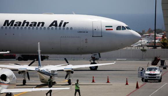 El avión de Mahan Air llegó al aeropuerto Simón Bolívar de Maiquetía, que sirve a Caracas, en torno al mediodía de este lunes. (Reuters).