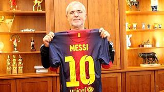 Gerd Müller recibió la camiseta firmada que le envió Lionel Messi

