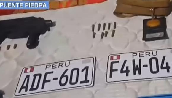 La PNP halló armas y granadas en una vivienda ubicada en Puente Piedra. (Foto: Captura/Tv Perú)